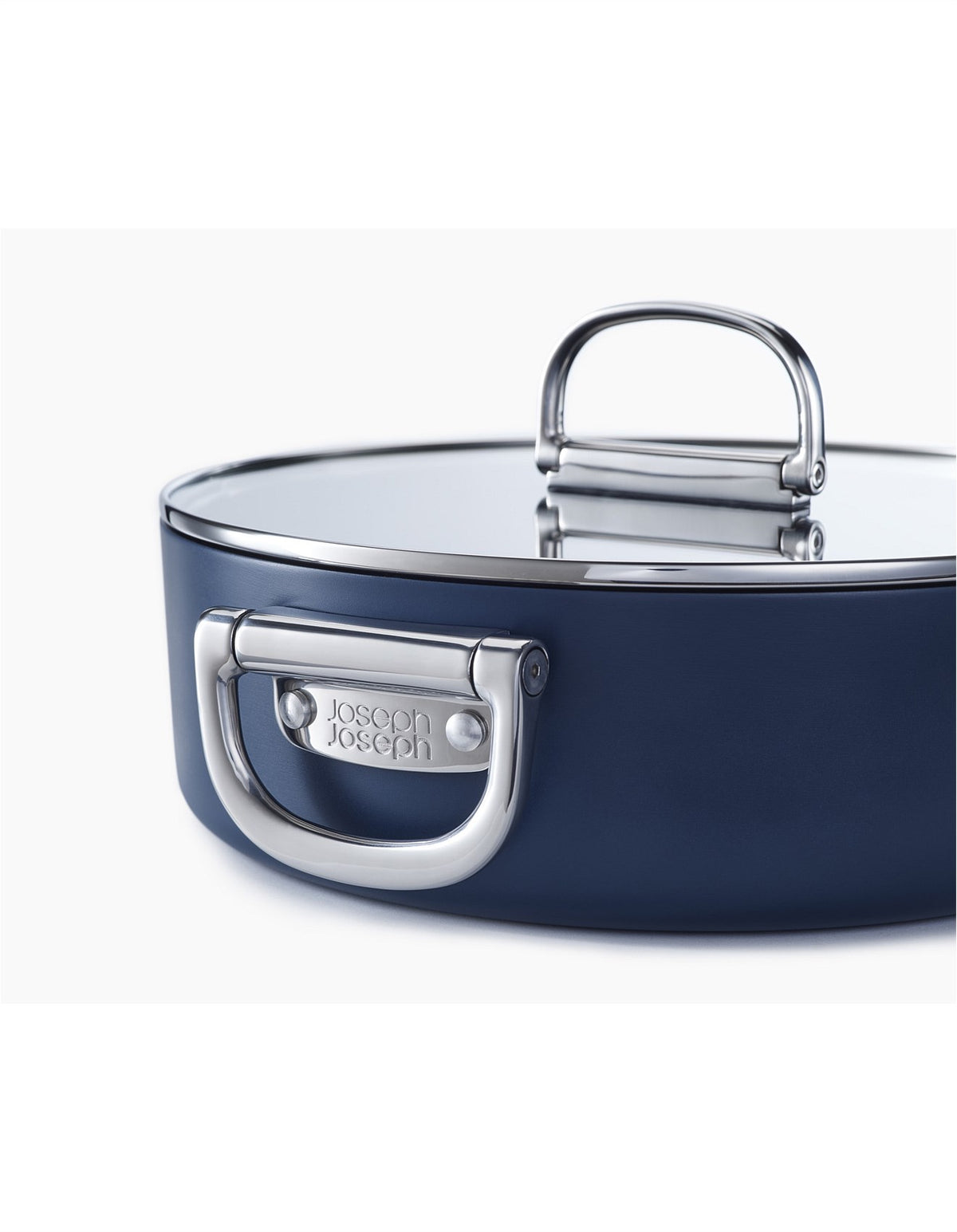 SPACE CERAMIC NON-STICK SHALLOW CASSEROLE & LID 28CM