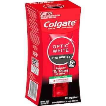 Colgate Teeth Whitening Toothpaste Pro Optic White Vividly Fresh 80g