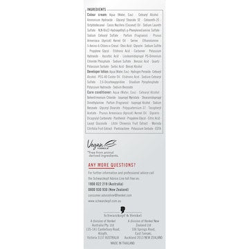 Schwarzkopf Live Blue Mercury Permanent Hair Dye each
