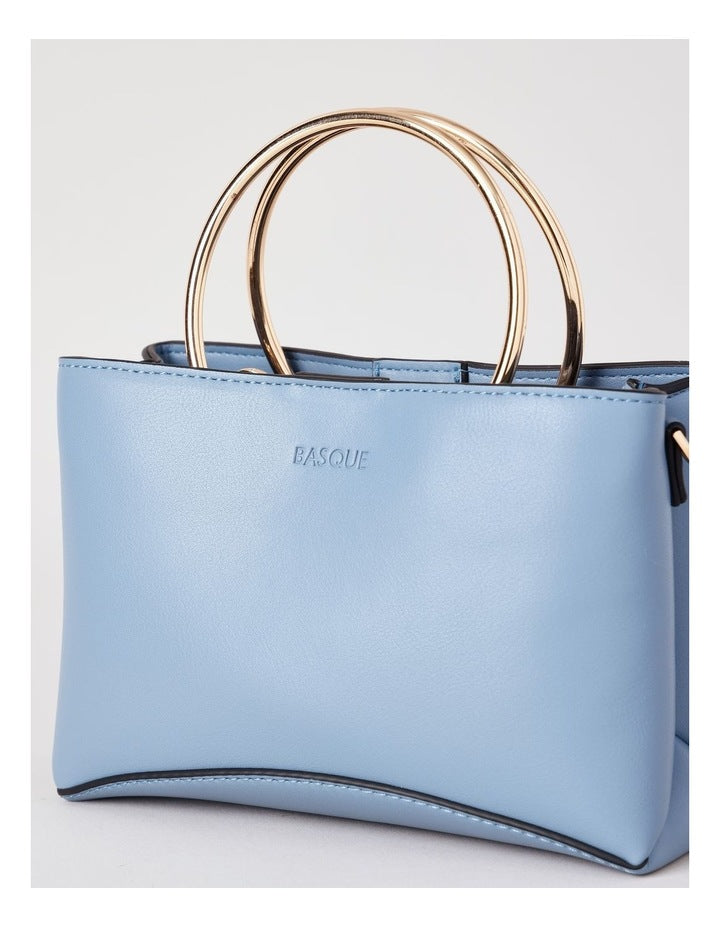 Carolina Mini Tote Bag in Blue
