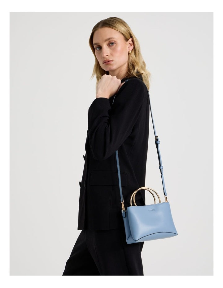 Carolina Mini Tote Bag in Blue