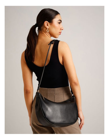 Annette Shoulder Bag in Black