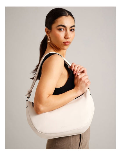 Annette Shoulder Bag in White