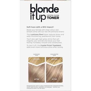 Clairol Blonde It Up Toner Lumino Pearl Semi Permanent each
