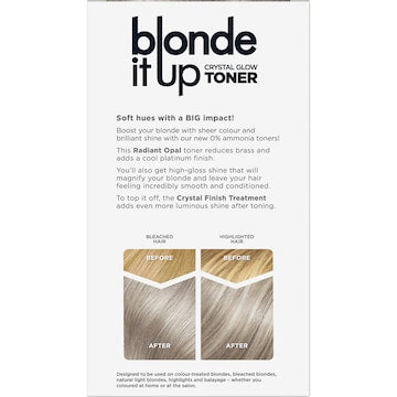 Clairol Blonde It Up Toner Radiant Opal Semi Permanent each