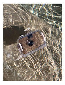 Underwater Camera Glitter in Gold