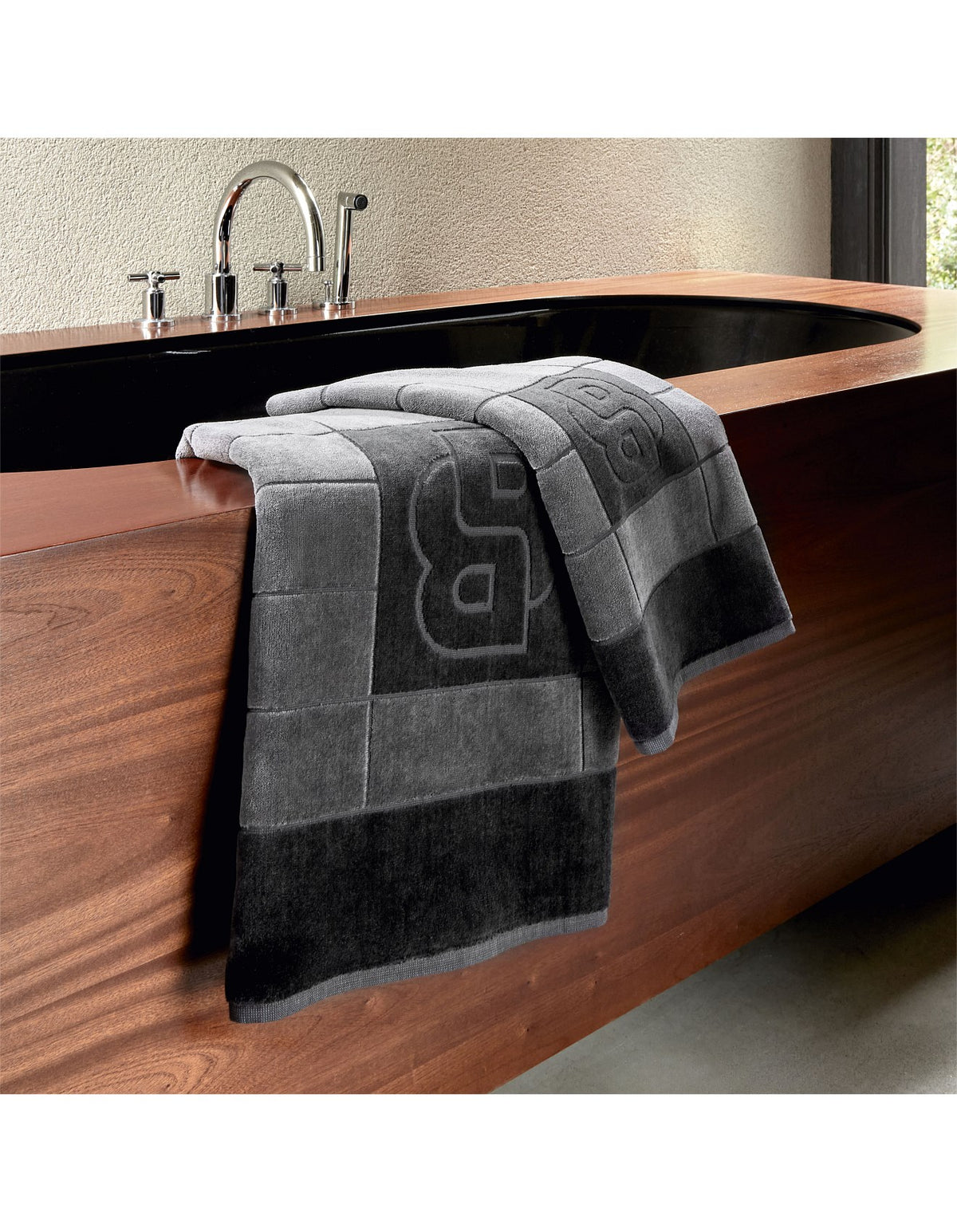 DOUBLEB CHARCOA HANDTOWEL