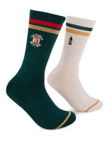 Retro Stubby Sneaker Sock 2 Pack in Multi