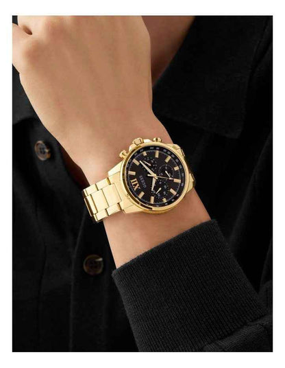 Multi-function Watch in Gold Tone