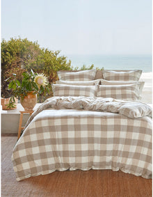 Sawyer King Quilt Cover Natural