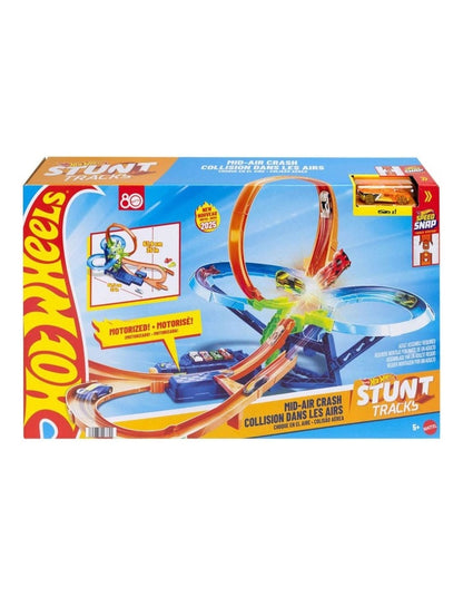 Stunt Tracks Mid-Air Crash Playset
