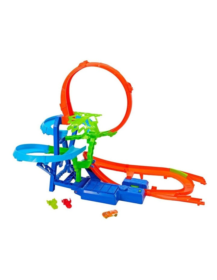 Stunt Tracks Mid-Air Crash Playset