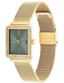 Tea Tank Ionic Plated Thin Steel Dial 1782791 Watch in Green