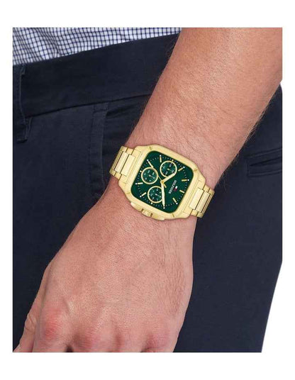 Herald Ionic Plated Thin Steel Dial 1792223 Watch in Green