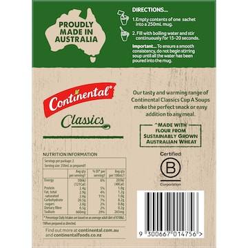 Continental Classics Cup A Soup Creamy Chicken With Lots Of Noodles 60g
