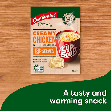 Continental Classics Cup A Soup Creamy Chicken With Lots Of Noodles 60g