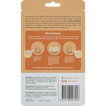 Skin Control Pore Patch For The Nose 6 pack