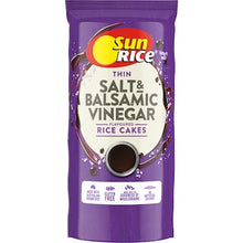 Sunrice Thin Rice Cakes Salt & Balsamic Vinegar 160g