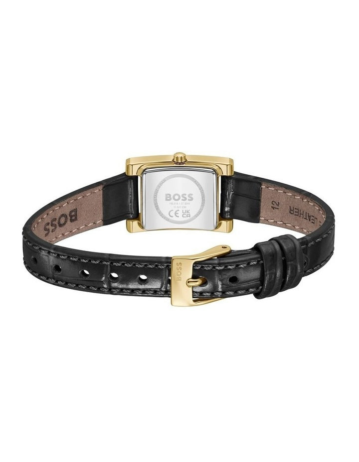 Lucy Precious Leather Dial 1502813 Watch in Black