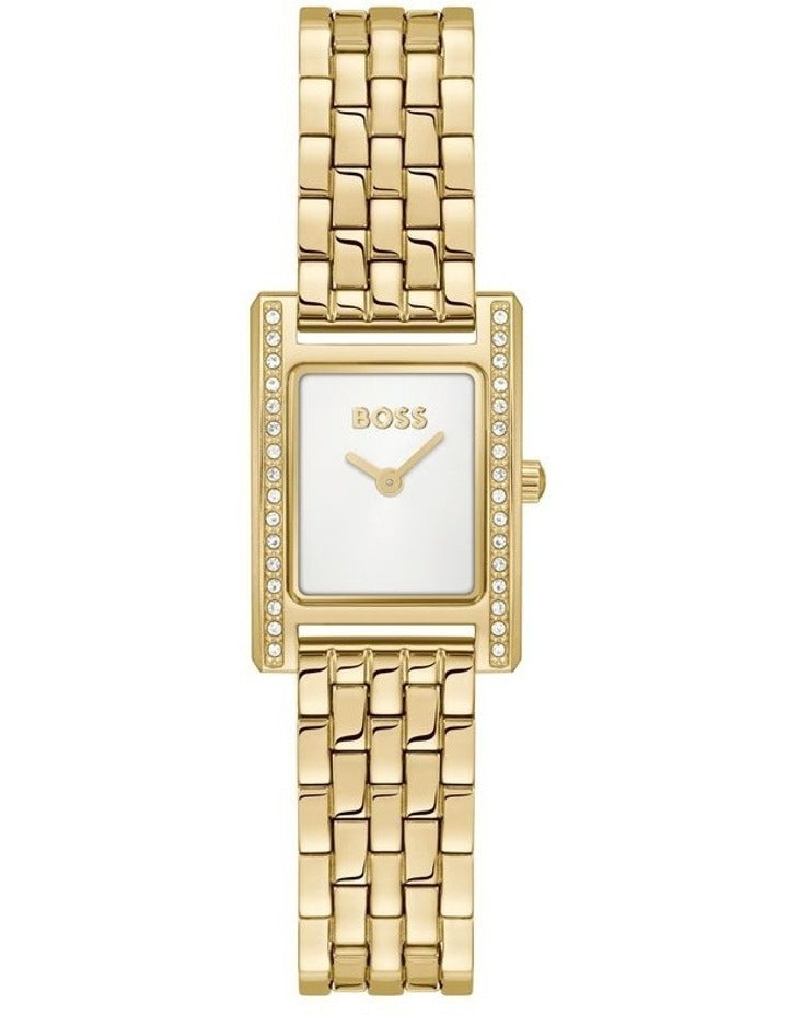 Lucy Precious Ionic Plated Thin Gold Steel Dial 1502815 Watch in White