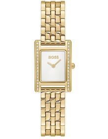 Lucy Precious Ionic Plated Thin Gold Steel Dial 1502815 Watch in White
