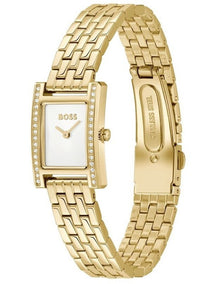 Lucy Precious Ionic Plated Thin Gold Steel Dial 1502815 Watch in White