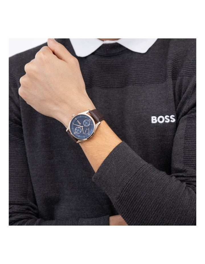 Principle Master Brown Calfskin Dial 1514273 Watch in Blue