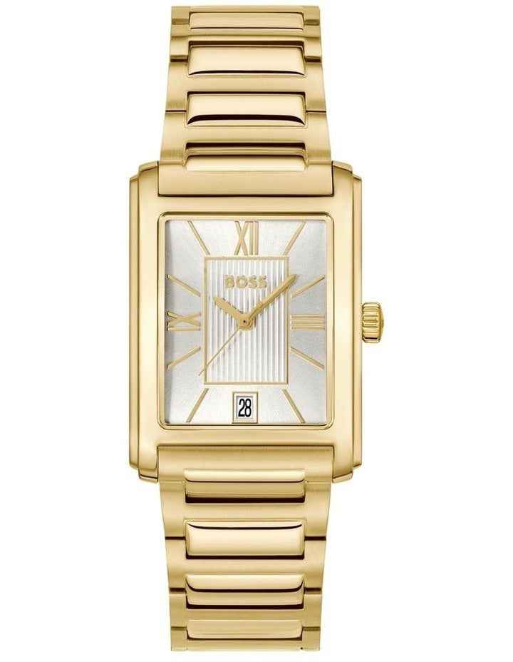 Principle Dress Ionic Plated Thin Steel Silver Dial 1514280 Watch in Gold