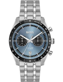 Stainless Steel Dial Watch - Blue