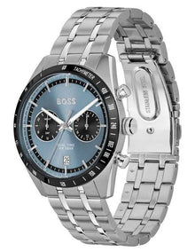 Stainless Steel Dial Watch - Blue
