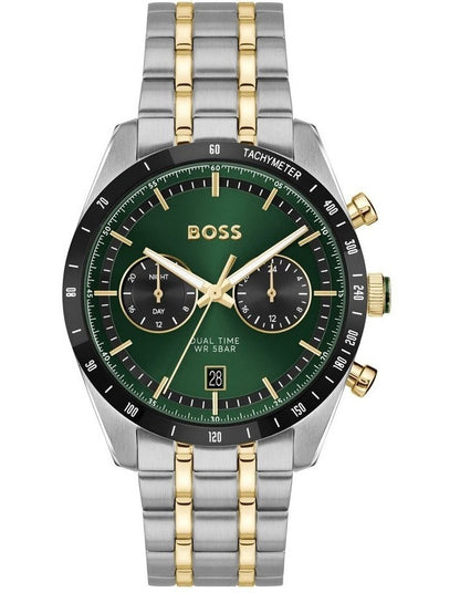 Tourmaster Stainless Steel & Ionic Plated Dial Watch 1514287 in Green