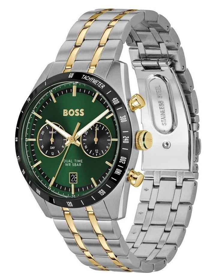 Tourmaster Stainless Steel & Ionic Plated Dial Watch 1514287 in Green