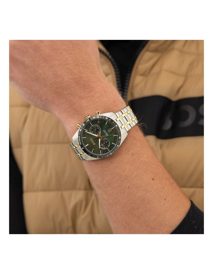 Tourmaster Stainless Steel & Ionic Plated Dial Watch 1514287 in Green