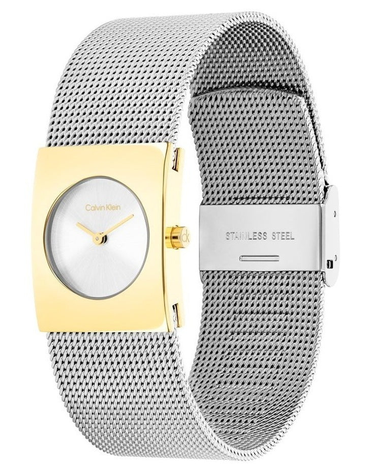 Pulse Stainless Steel Dial 25100139 Watch in Silver White