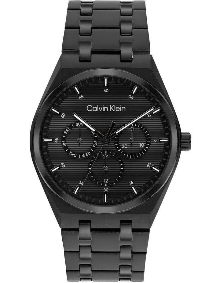 Motion Ionic Plated Steel Dial Watch 25200522 in Black