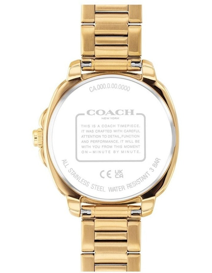 Kitt Ionic Plated Thin Gold Steel Green Dial Ladies Watch 14504535