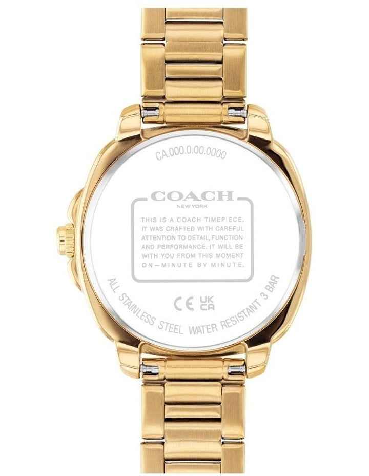 Kitt Ionic Plated Thin Gold Steel Green Dial Ladies Watch 14504535