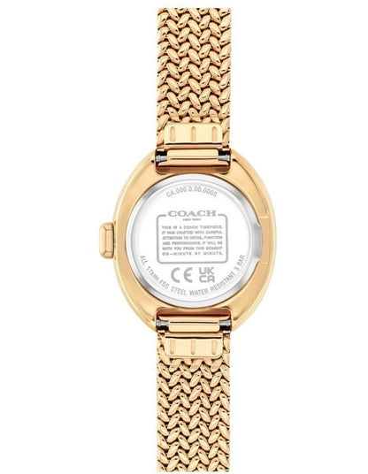 Sammy Ionic Plated Thin Steel Dial Watch 14504567 in Gold