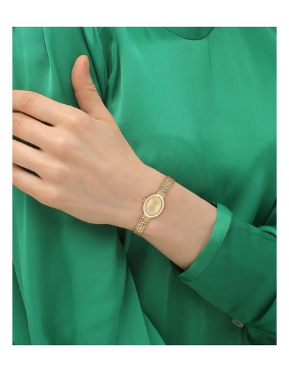 Sammy Ionic Plated Thin Steel Dial Watch 14504567 in Gold
