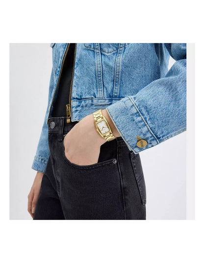 Reese Ionic Plated Steel Watch 14504588 in Light Gold