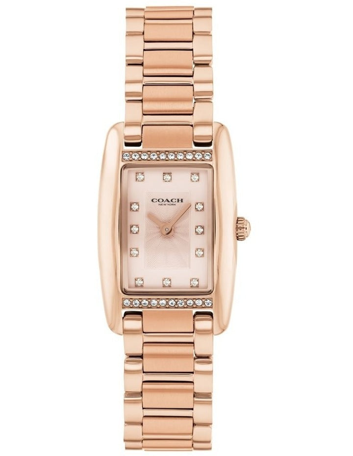 Reese Ionic Plated Steel Watch 14504589 in Carnation Gold
