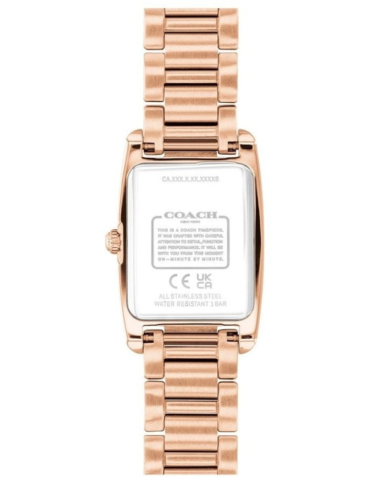 Reese Ionic Plated Steel Watch 14504589 in Carnation Gold