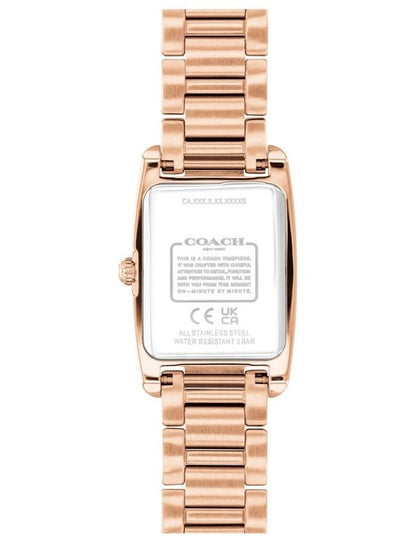 Reese Ionic Plated Steel Watch 14504589 in Carnation Gold