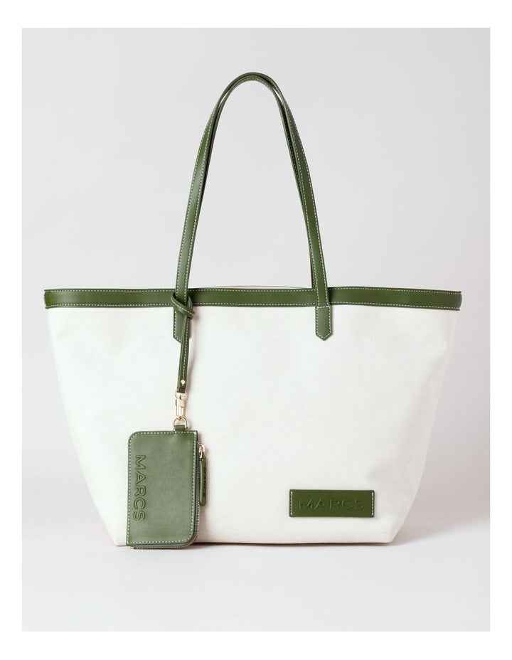 Taranto Tote Bag in Olive Combo