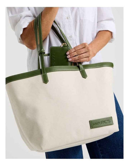 Taranto Tote Bag in Olive Combo