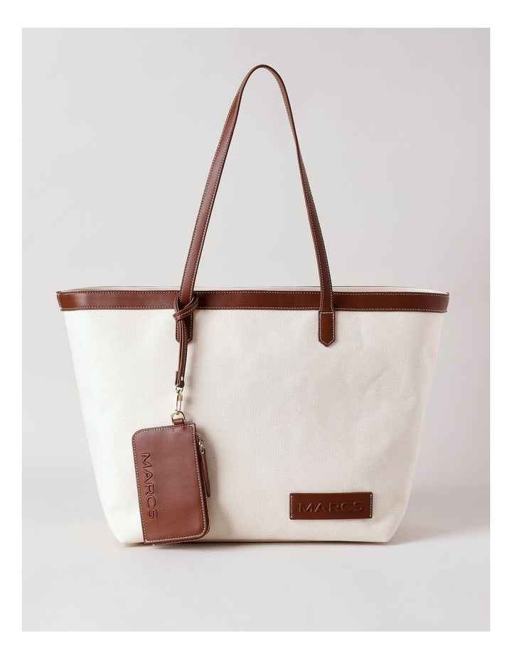 Taranto Tote Bag in Brown Combo