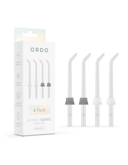 Hydro Sonic Floss Tips - Premium Clean, 4 pack