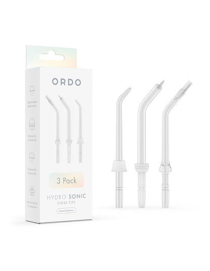 Hydro Sonic Floss Tips - Dental Selection, 3 pack