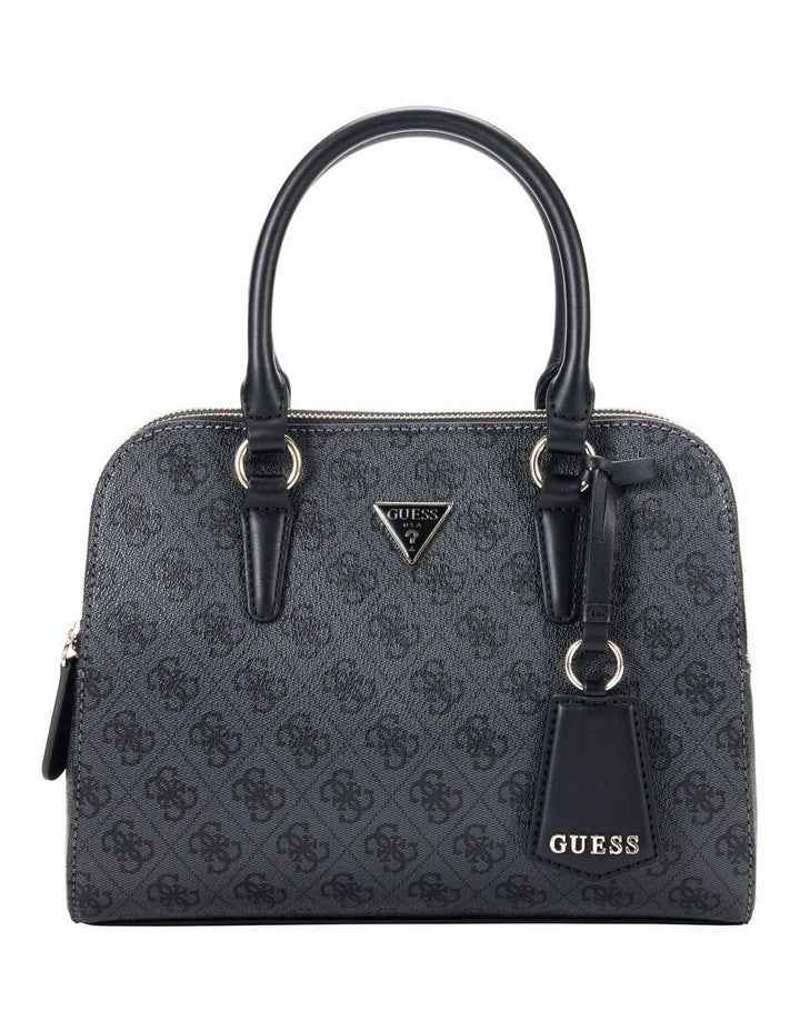Sarai Status Satchel Bag in Coal Logo