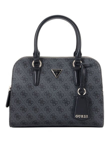 Sarai Status Satchel Bag in Coal Logo